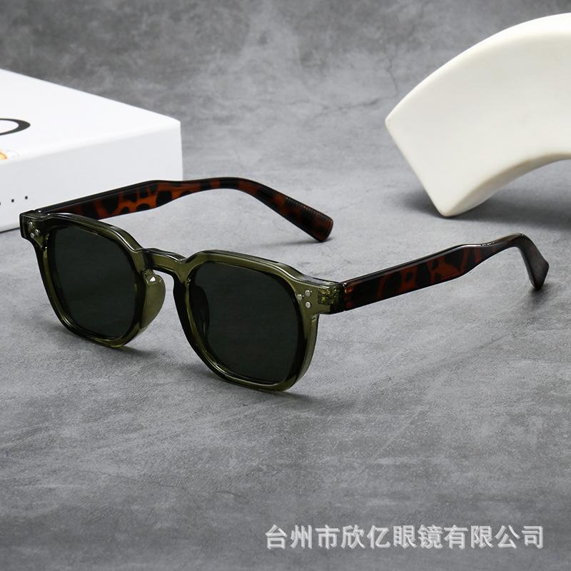 New retro thick oval small frame high-end women's sunglasses, sun protection, ultraviolet men's sunglasses