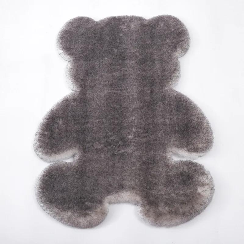 Super Soft Cute Bear Shaped Carpet Bedroom Soft Bedside Carpet Living Room Bathroom Non-slip Foot Mats Home Decor