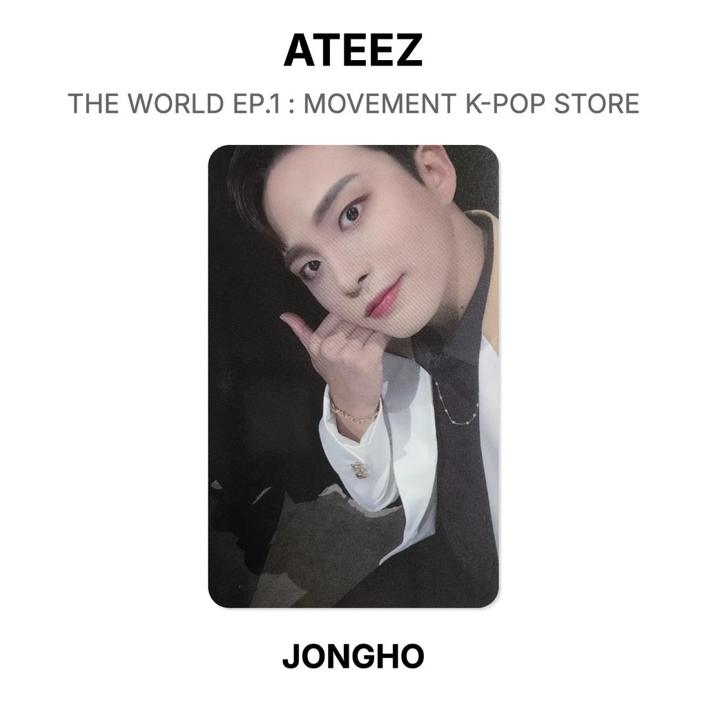ATEEZ JONGHO THE WORLD EP.1 : MOVEMENT K-POP STORE Official Photocard