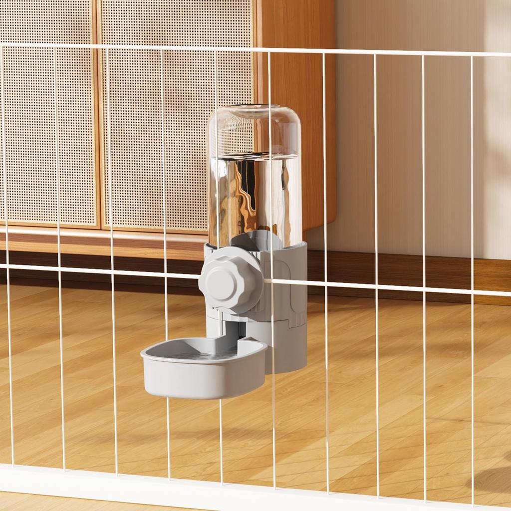 Custom Cat & Dog Hanging Bowl with Automatic Water Feeder