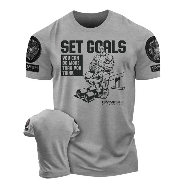 2025 3D Men's Printed Training T-shirt, Fashionable and Fun Fitness Short Sleeved T-shirt, Elastic and Breathable Top