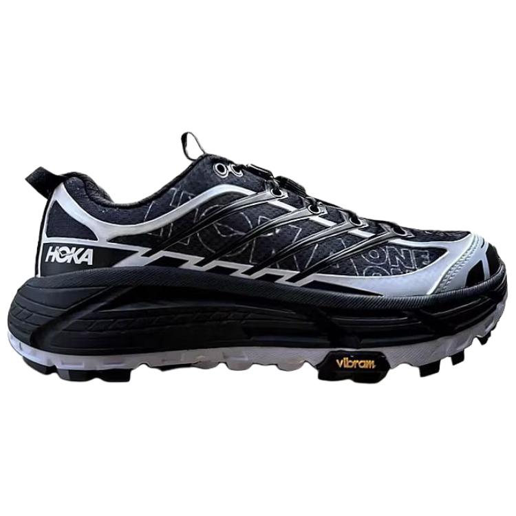 Hoka One One Mafate Three 2 Comfortable Versatile Shock Absorbing Non-Slip Low-Top Outdoor Functional Shoes Unisex Shoes Black 1175490-CBNB