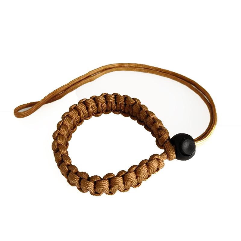 Drop-proof Outdoor Survival Digital Camera Bracelet with Paracord Wrist Strap & Water Bottle Handle