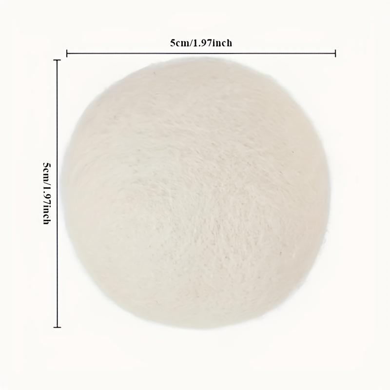3-Pack Wool Drying Balls, High-Quality Natural Wool & Polycarbonate, Anti-Tangle Laundry Dryer Balls, Reusable Cleaning Supplies for Clothes Care