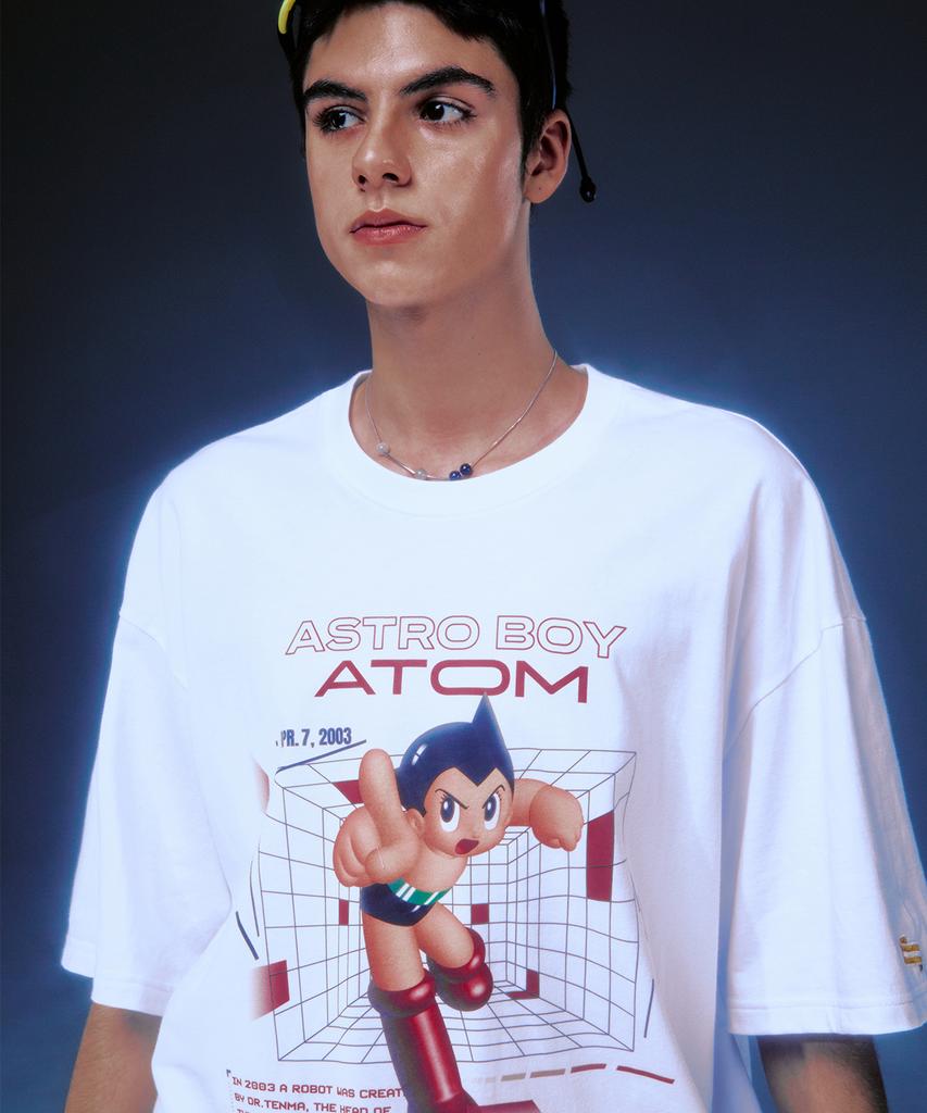 MAINBOOTH [Atom] Matrix T-Shirt (White)