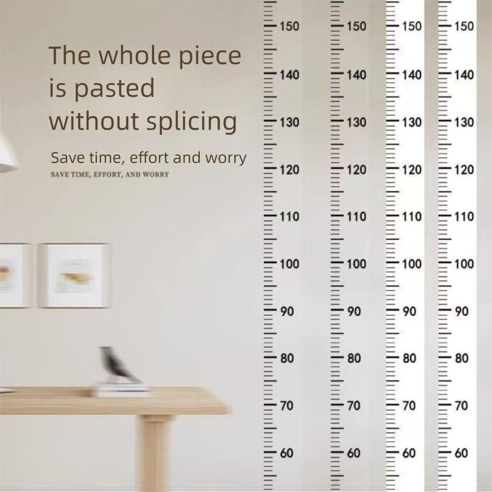 Self-adhesive Child Growth Chart Waterproof Height Measuring Tape Growth Chart Sticker  For Baby