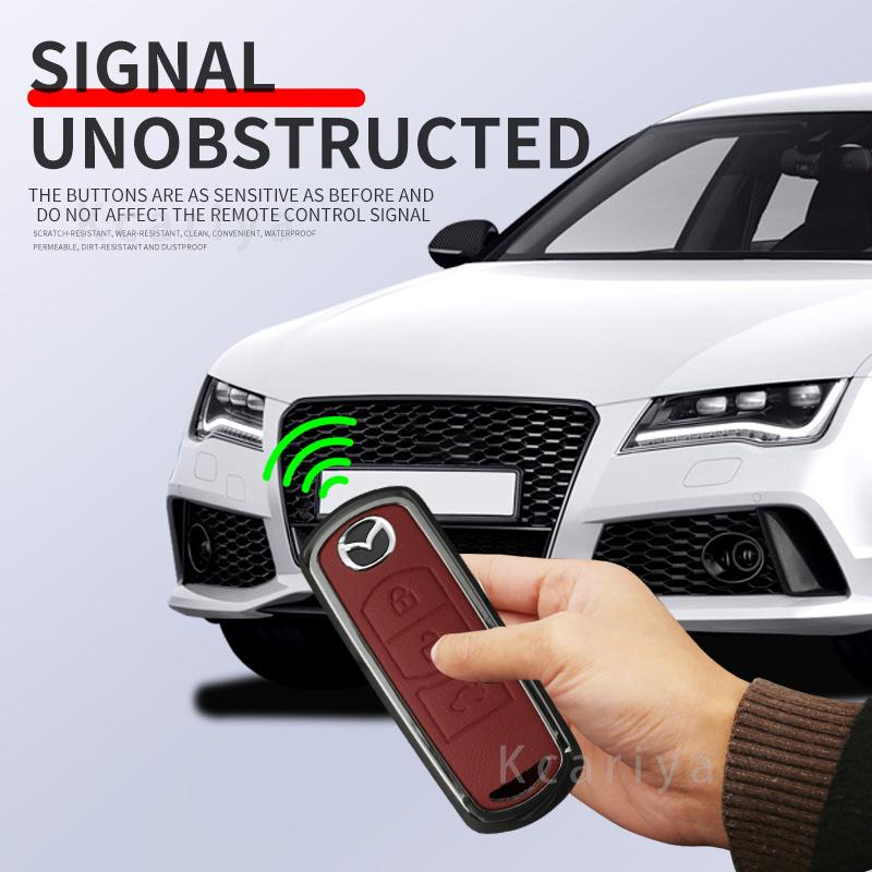2025 Gorący Pełny Pokrowiec Etui Uchwyt Obudowa na Kluczyk Samochodowy Do Mazda 2 3 5 6 BL BM GJ Atenza Axela Demio CX-3 CX3 CX-5 CX5 CX7 CX-7 CX-9 CX8