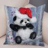 50 Style Merry Christmas Cushion Cover Decor Cute Cartoon Santa Claus Snowman Pillow Case Soft Plush Pillowcase for Sofa Home
