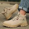 Fashion Men's Insulated Shoes 10KV All-season Insulated Electrician Boots Plastic-covered Toe Anti-crush and Anti-puncture Safety Shoes