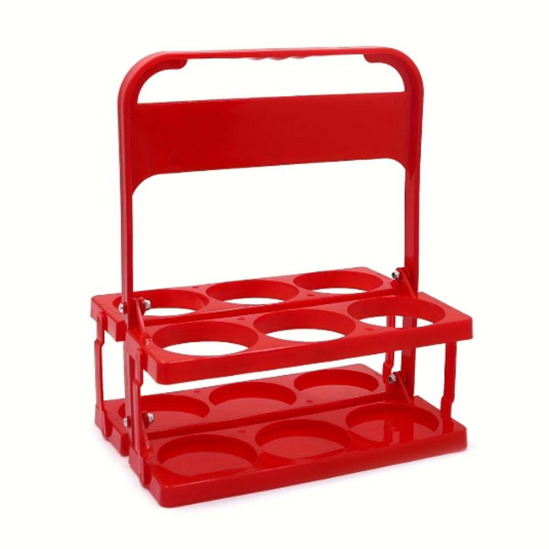 6 Bottles Beer Carrier 6 Bottles Portable Collapsible Beer Carrier Suitable for Coffee, Milk, And Tea Storage, Perfect for Everyday Use And Parties