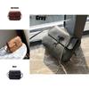 Retro Solid Color Deer Pendant Saddle Bag Crossbody Shoulder Bag Pu Square Bag