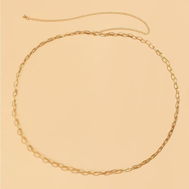 European and American Jewelry Personalized Simple Return Chain Women's Sexy Waist Chain Body Chain Fashion Trend Waist Chain