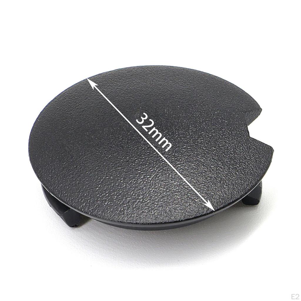 2 Pieces Towing Eye Lid Cap Rear Bumpers Tow Hook Cover for Smart 451 Trailer