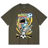 230 Gsm 100% Cotton Captain Tsubasa V1 Print Unisex Heavy Cotton T Shirt
