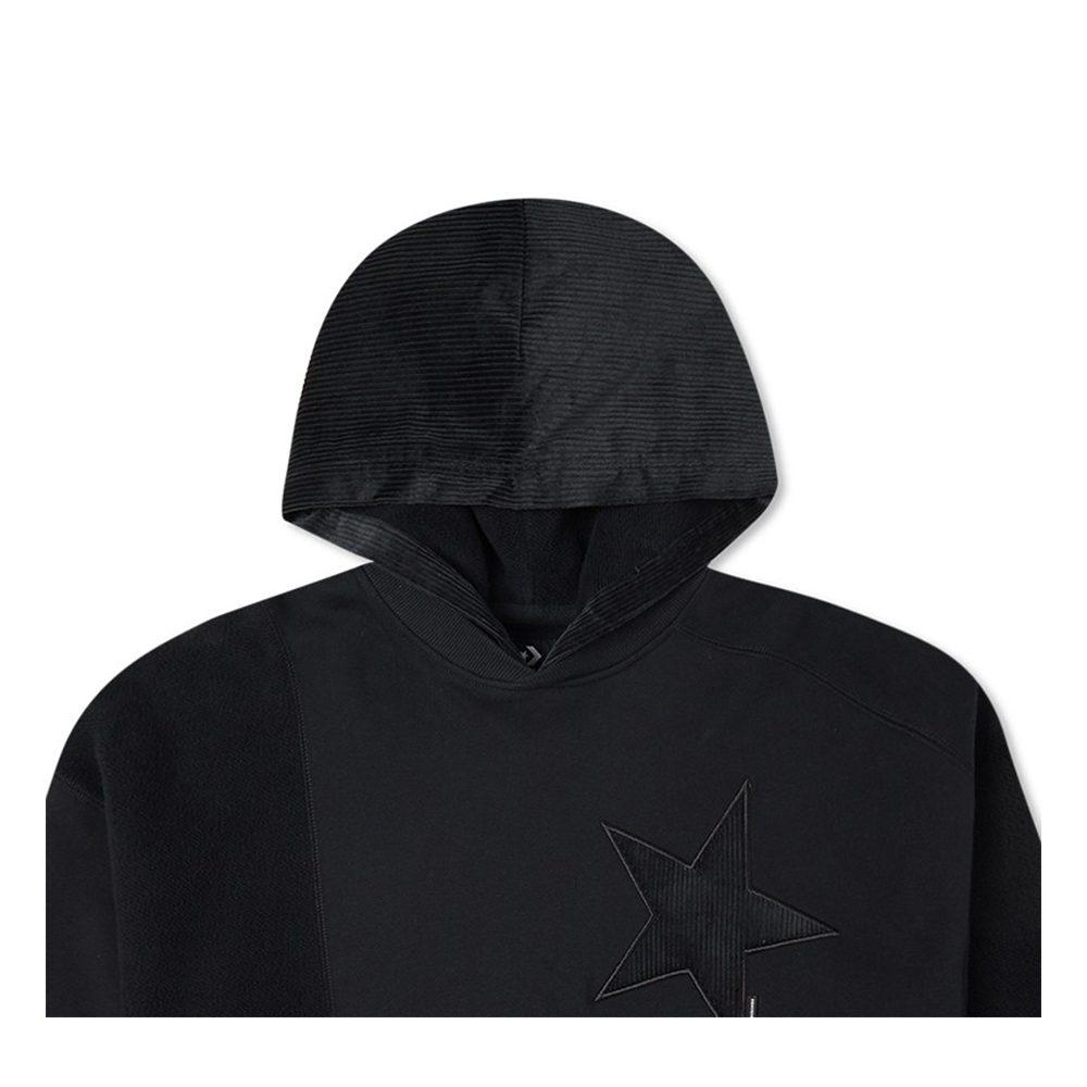 Converse Sweatshirts Women's Ink Black Hooded Moderate Regular 10023511-A02