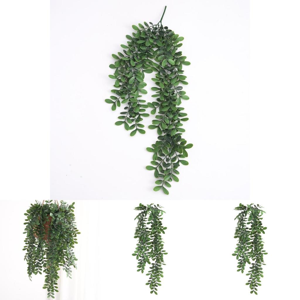 Wall Hanging Green Common Bowringia Plant With Three Color Faux Vine For Home Decor And Living Room
