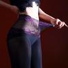High-Waisted Lace Seamless Velvet Plus Size 120D Lycra Black Silk Butt-Lifting Tights