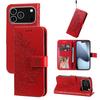 For iPhone 17 Pro Case Floral Pattern PU Leather Wallet Stand Phone Cover