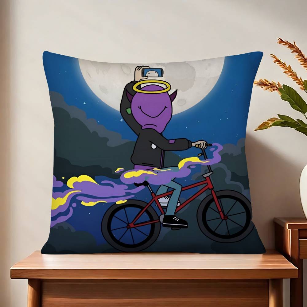 Tha S-Supreme Rapper Thasup Pillow Case Fashion Square Pillowcase Bedroom Sofa Room Ins Decoration Leisure Cushion Cover