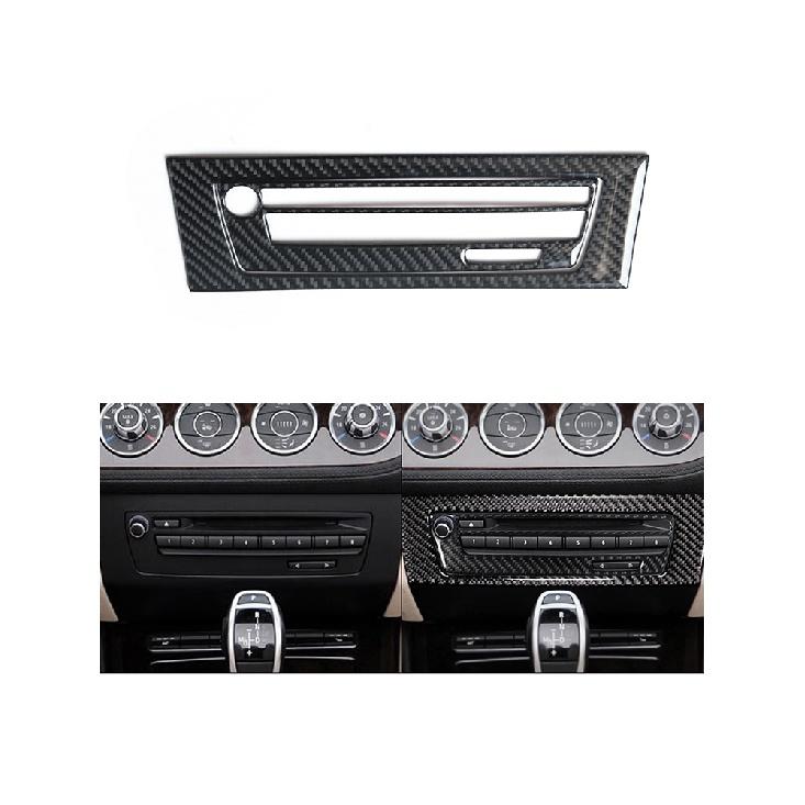 Car Styling Accessories Interior Carbon Fiber Overhead Console Wait Black Stickers Decorative Fit For BMW Z4 E89