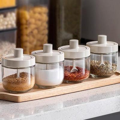 Ensemble de rangement pour épices et condiments de cuisine: Salières, Pots à Épices & Poivriers