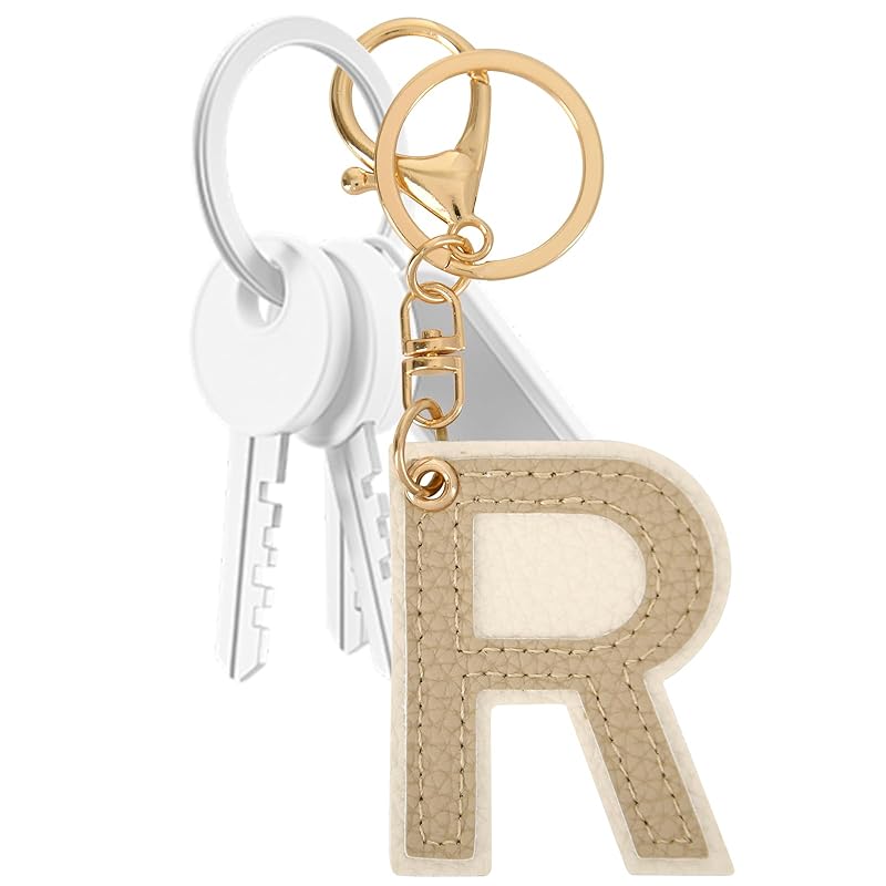 

[Gineman] English letters key ring initial accessories ladies men s cute present charm souvenir wallet handbag pendant accessories key ring