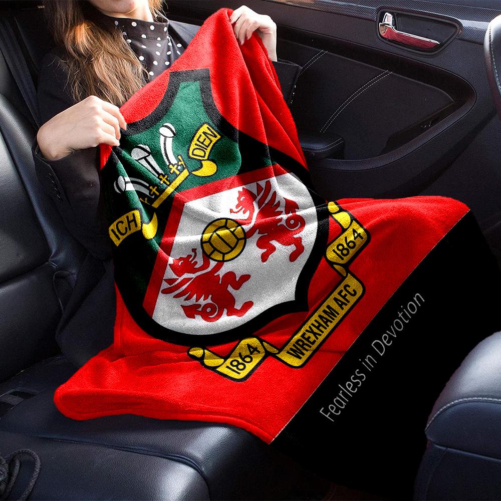 Wrexham Afctowel Blanket, High quality Comfortable for All Seasons, Home Decor, Warmth and Comfort