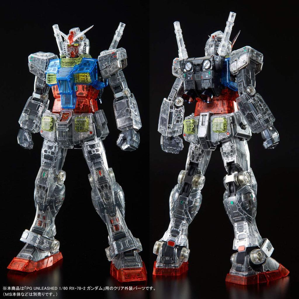 Bandai Spirits PG UNLEASHED Gundam Clear Color Body 1/60 RX-78-2