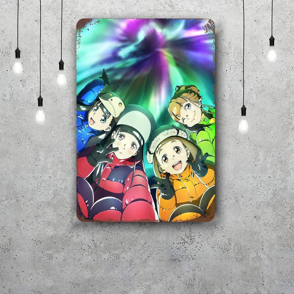sora yori mo tooi anime Metal Signs wall decor Vintage Tin Signs Captain Metal Poster Decor for Bar Pub Club Wall Decoration
