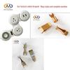 Universal Three-Pin Plug Socket with Copper Terminals