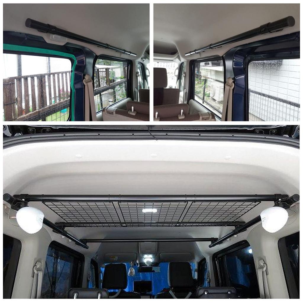 Jeyaic Aluminum Loom Bearing Rod Bracket for Car Roof Carrier Bar Erector Pipe Mount