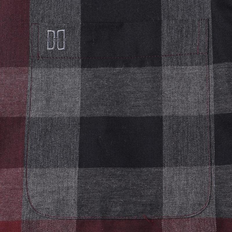 Daks Cotton Blend Super Big Check Regular Fit Casual Shirt Dma1shcl102r1
