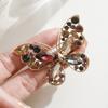Beautiful Hollowed-Out Rhinestone Butterfly Brooch Ladies Unisex Crystal Lnsect Pin Event Party Office Gift