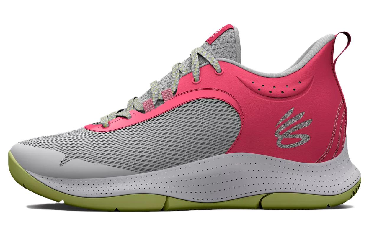 Under Armour Curry 3Z6  Grey Mist Pink Shock  3025090-104