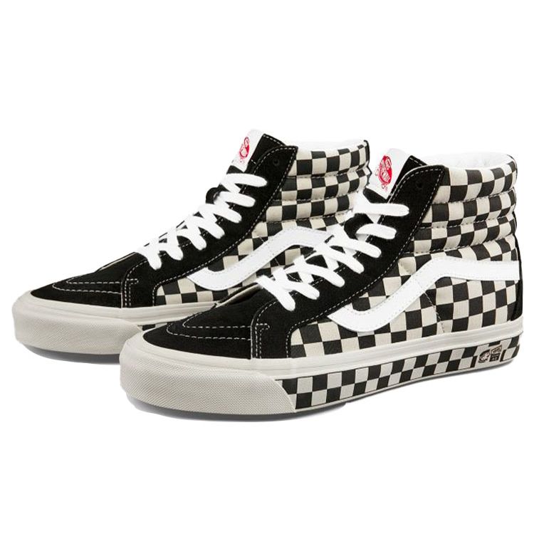 Vans Sk8-Hi 38 DX Anaheim Factory - Checker Combo Unisex Sneakers Black Og-Black Og-White VN0A38GF2U7