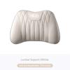 Car Leather Waist Pillow Supports Breathable Memory Foam Cushion For KIA EV6 Stinger RIO Sorento Picanto Ceed Borrego Syros K4