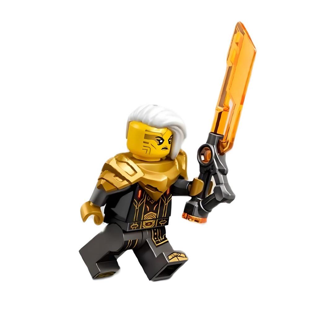 Kai Season 17 Ninja Minifigure Blocks - Phantom Lloyd, Kosora Alinzan, Lego-Compatible Building Toy