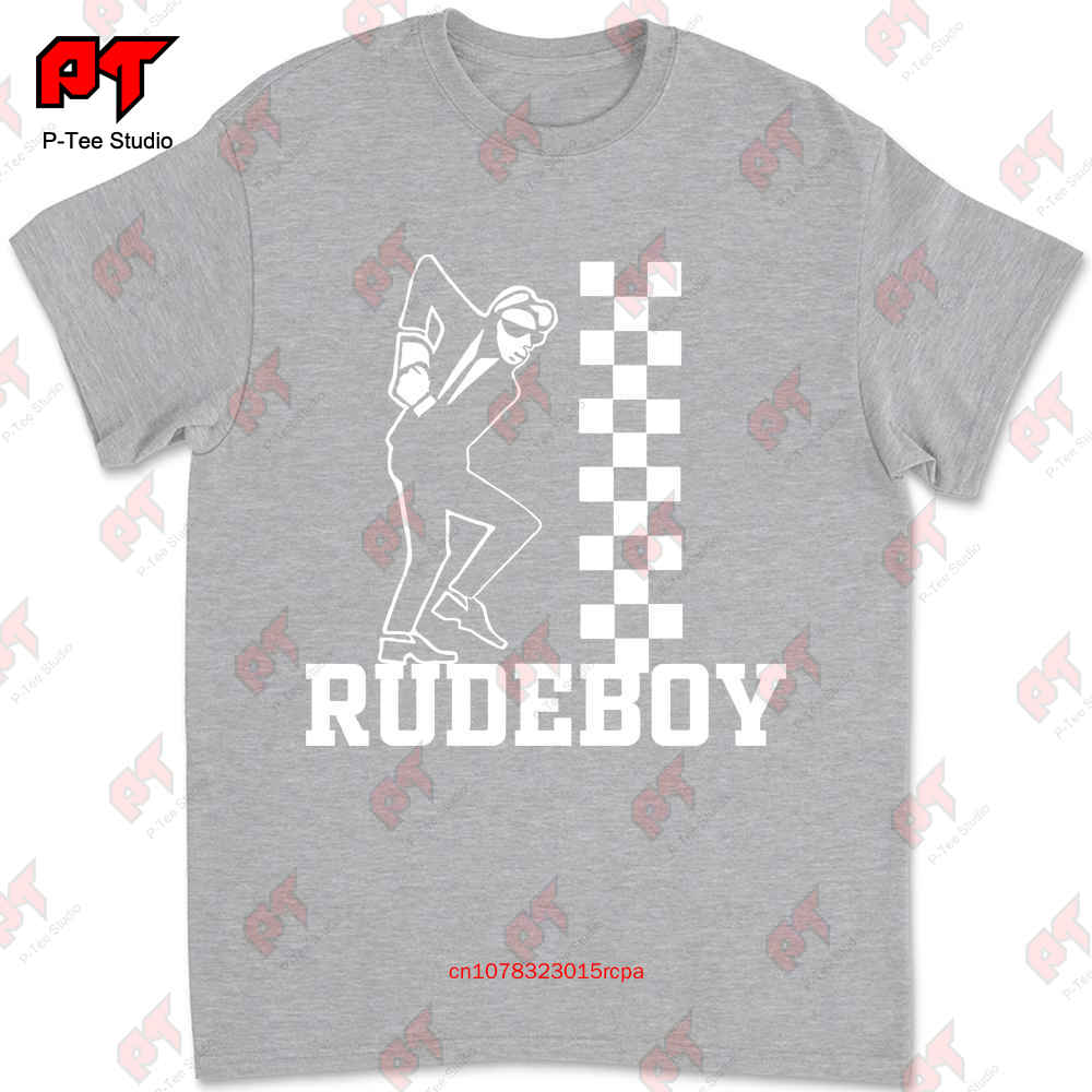 Skanking Rudeboy Ska Trojan Skinhead Scooterist Selector Tshirt CHEB