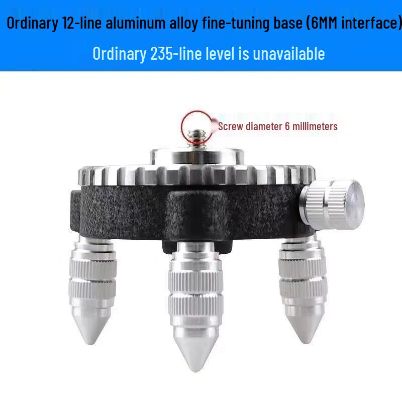 12-Line Universal Level Kit: 360° Rotating Base, Floor/Wall Stickers, Tripod