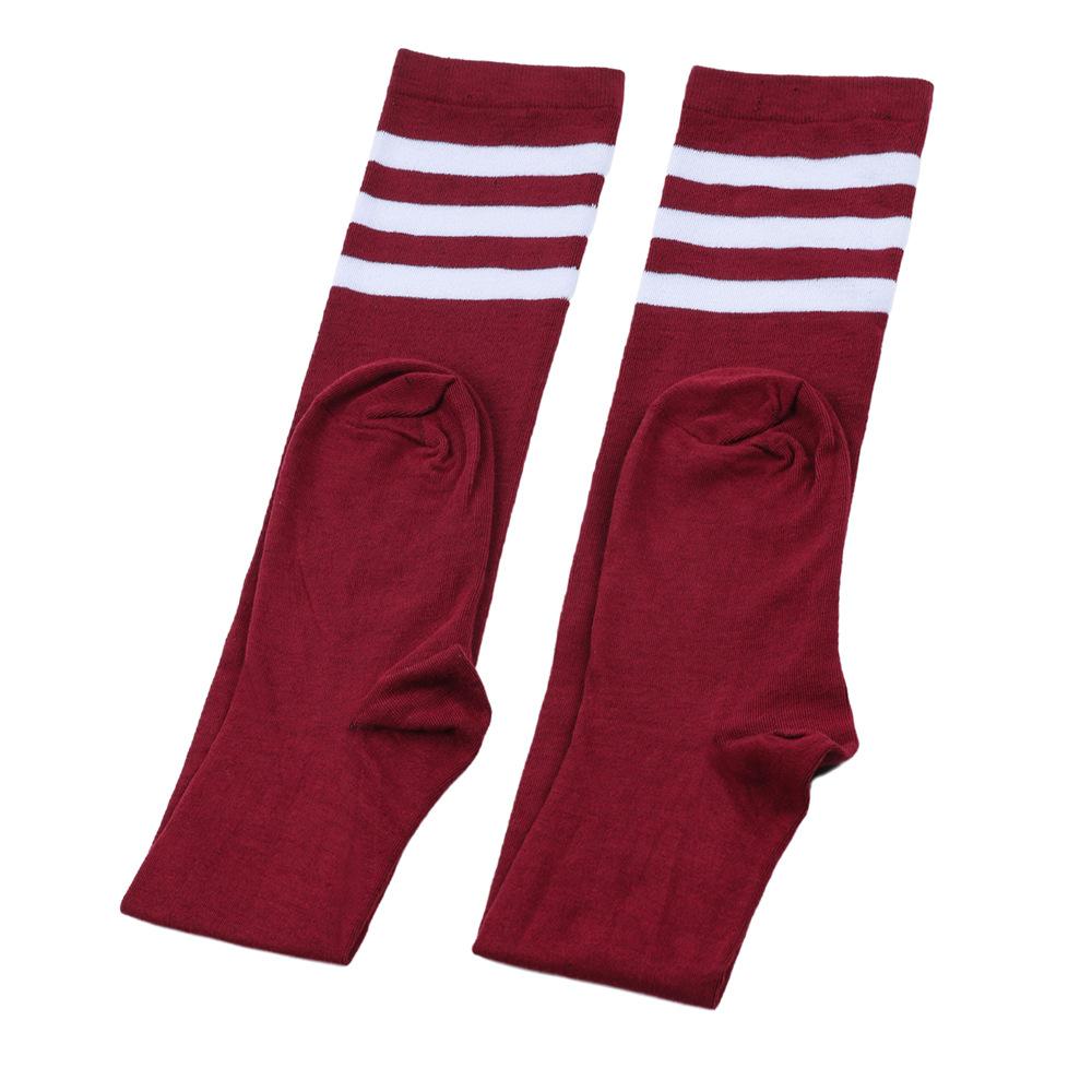 Plus Large Size Stockings Womens Long Over Above Knee Socks Striped Thigh High Ladies Black White Cosplay Lolita Harajuku Y2K