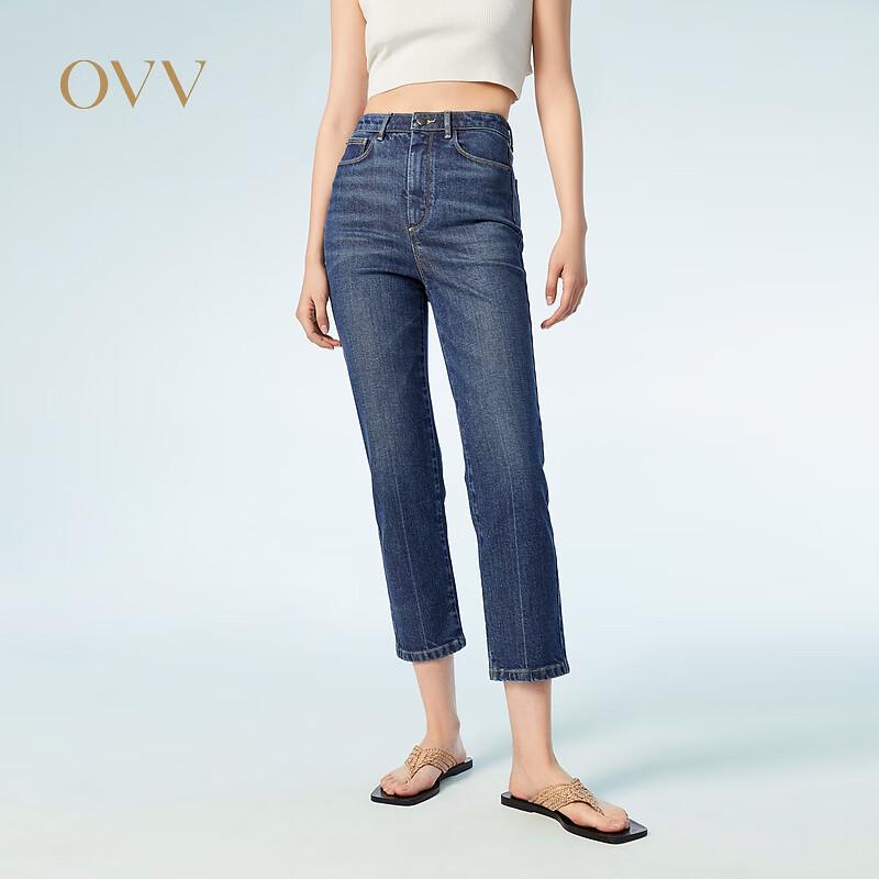 OVV Women s Mid-Waist Straight Leg Jeans 25