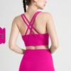 Naked Feel Cross-Back Yoga Sports Bra for Women
