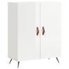 VidaXL Buffet Blanc brillant 69,5x34x90 cm Bois d'ingénierie 827694