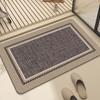 Simple Modern Air Speed Dry Moisture-wicking Washroom Floor Mat Best Non-slip Water Resist Carpet Wear Resistant Dirty Foot Mat Soft Mat