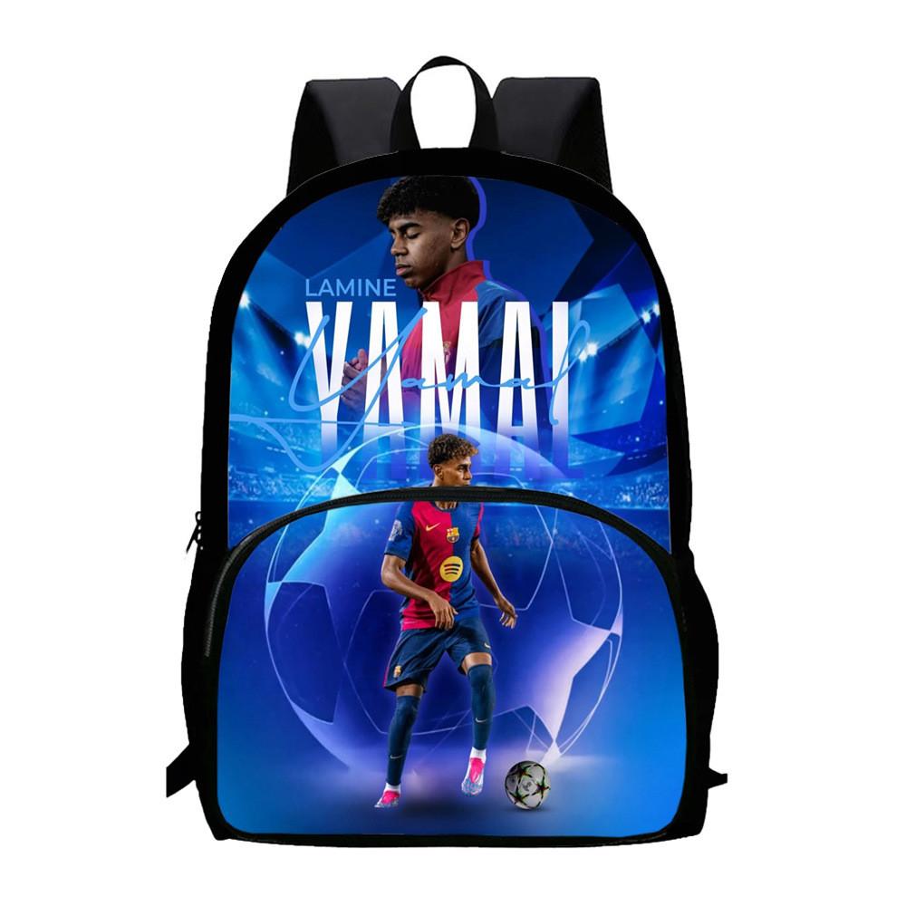 Backpack Trendy Yamal Oxford Material Double Shoulder Design Daily Use School
