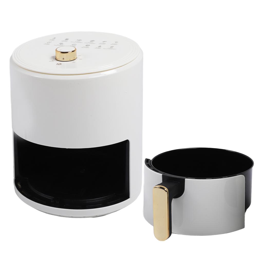 Friggitrice Elettrica Forno Cuocitore Capacità 6L Controllo Intelligente della Temperatura Circolazione del Calore a 360 Gradi