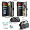 Custodia di Lusso in Pelle per Samsung S24 FE S23 Ultra S22 S21 Plus S20 S25 A16 A17 A57 A55 A35 A54 A34 S26 Tracolla con Cordino Portafoglio con Zip Slot per Carte Copertura