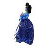 Koreanische Hanbok Puppe Sammlerfigur Kabuki Statue Freistehend Vintage Stil Weibliche Statue für Zuhause Büro Tischdeko