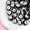 10 ks Akrylové Halloweenské Korálky pro Výrobu Šperků Kreslené Ručně Kreslené Akrylové Korálky Ručně Vyráběné DIY