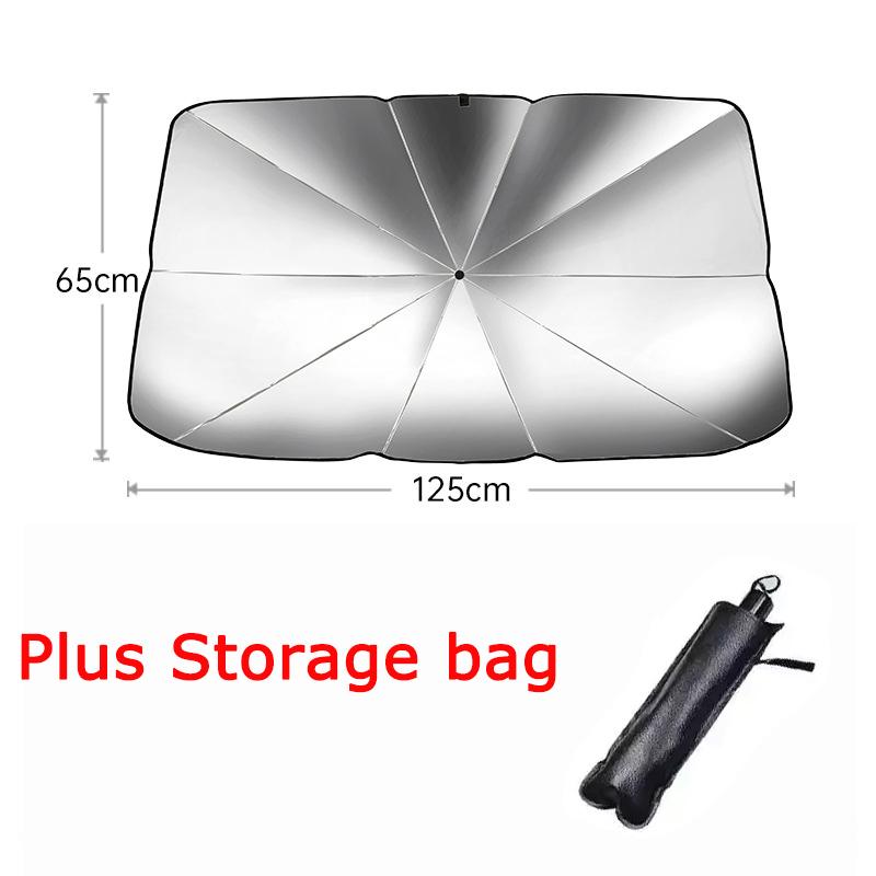 Car Sunshade Umbrella For Heat Insulation Shade Protector Parasol Car Summer Sun Interior Windshield Protection Supplies